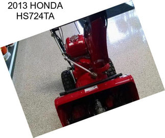 2013 HONDA HS724TA