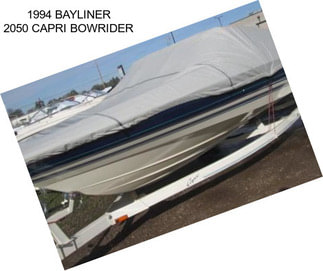 1994 BAYLINER 2050 CAPRI BOWRIDER