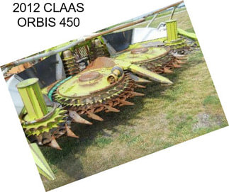 2012 CLAAS ORBIS 450