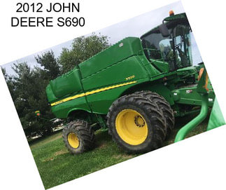 2012 JOHN DEERE S690