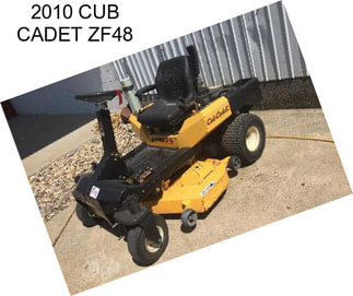 2010 CUB CADET ZF48