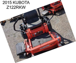 2015 KUBOTA Z122RKW