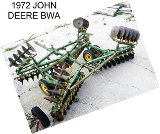 1972 JOHN DEERE BWA