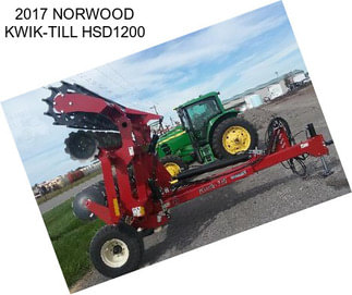 2017 NORWOOD KWIK-TILL HSD1200