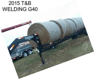 2015 T&B WELDING G40