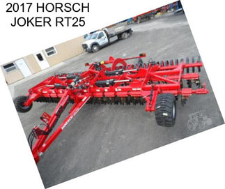 2017 HORSCH JOKER RT25