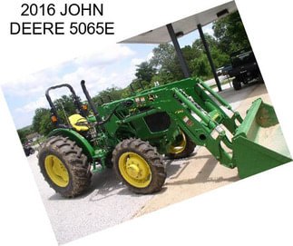 2016 JOHN DEERE 5065E