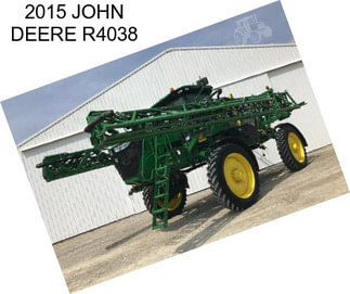 2015 JOHN DEERE R4038