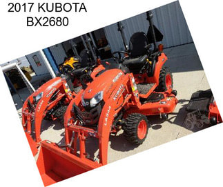 2017 KUBOTA BX2680