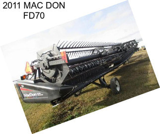 2011 MAC DON FD70