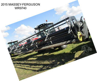 2015 MASSEY-FERGUSON WR9740