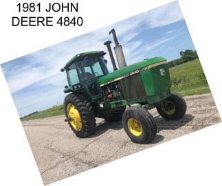 1981 JOHN DEERE 4840