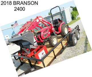 2018 BRANSON 2400