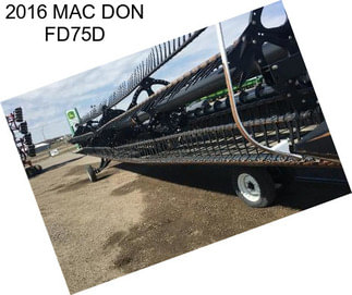 2016 MAC DON FD75D