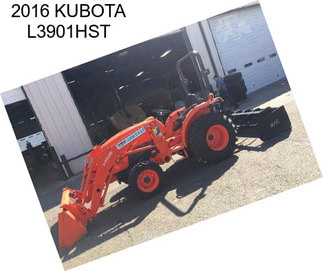 2016 KUBOTA L3901HST