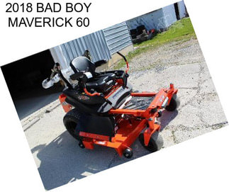 2018 BAD BOY MAVERICK 60