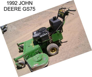 1992 JOHN DEERE GS75