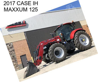 2017 CASE IH MAXXUM 125