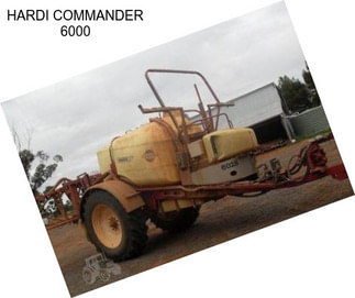 HARDI COMMANDER 6000