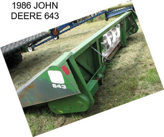 1986 JOHN DEERE 643