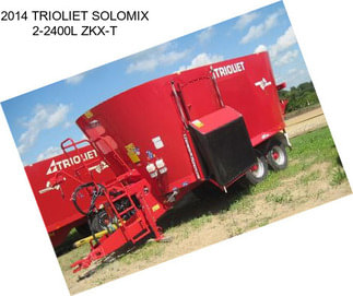 2014 TRIOLIET SOLOMIX 2-2400L ZKX-T