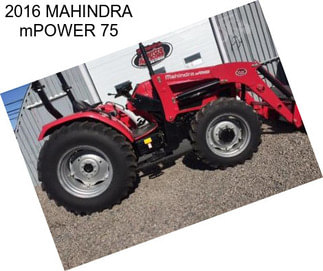 2016 MAHINDRA mPOWER 75