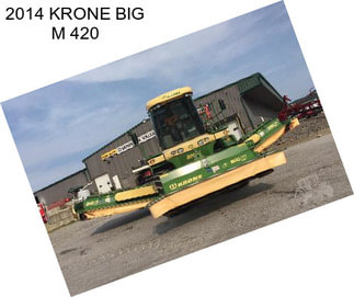 2014 KRONE BIG M 420