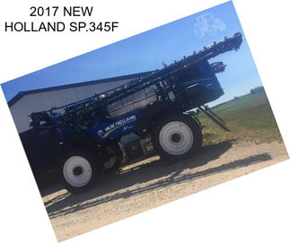 2017 NEW HOLLAND SP.345F