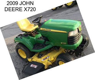 2009 JOHN DEERE X720