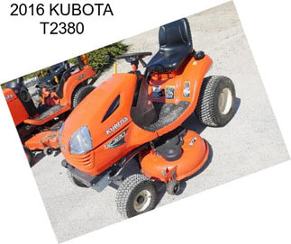 2016 KUBOTA T2380