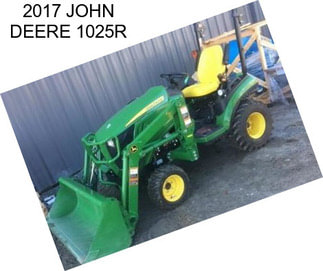 2017 JOHN DEERE 1025R