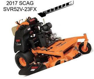 2017 SCAG SVR52V-23FX