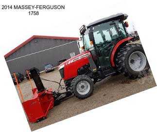 2014 MASSEY-FERGUSON 1758