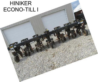 HINIKER ECONO-TILL I