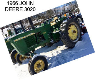 1966 JOHN DEERE 3020