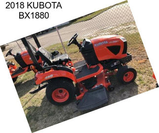 2018 KUBOTA BX1880