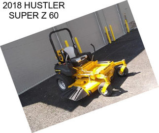 2018 HUSTLER SUPER Z 60