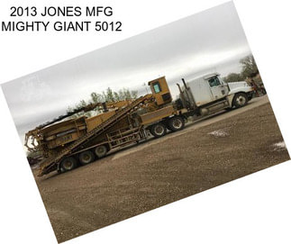 2013 JONES MFG MIGHTY GIANT 5012