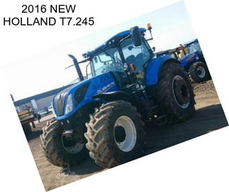 2016 NEW HOLLAND T7.245