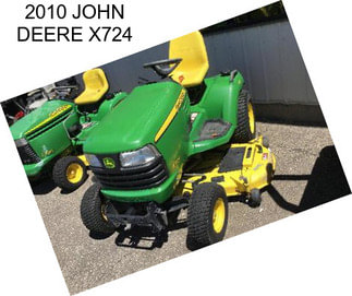 2010 JOHN DEERE X724