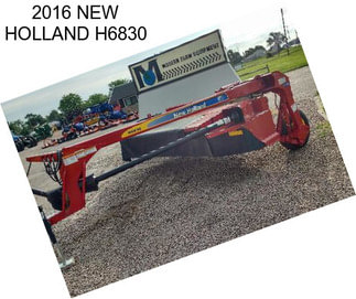 2016 NEW HOLLAND H6830