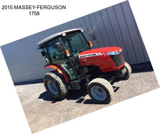 2015 MASSEY-FERGUSON 1758