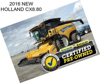 2016 NEW HOLLAND CX8.80