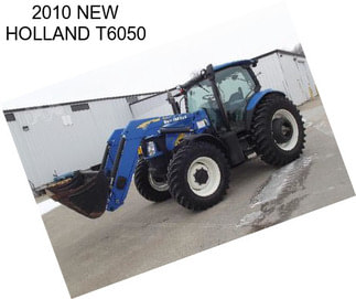 2010 NEW HOLLAND T6050