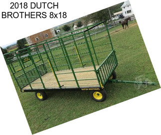 2018 DUTCH BROTHERS 8x18