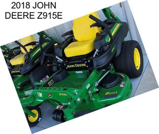 2018 JOHN DEERE Z915E