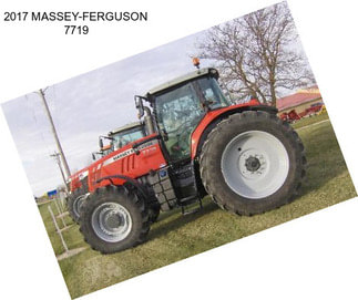 2017 MASSEY-FERGUSON 7719