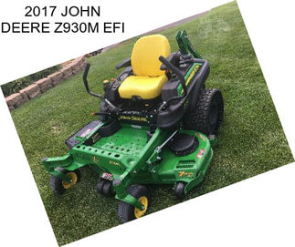 2017 JOHN DEERE Z930M EFI