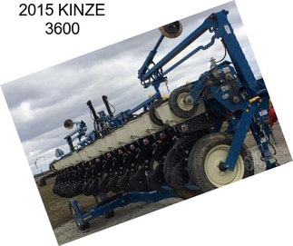 2015 KINZE 3600