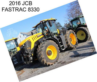 2016 JCB FASTRAC 8330